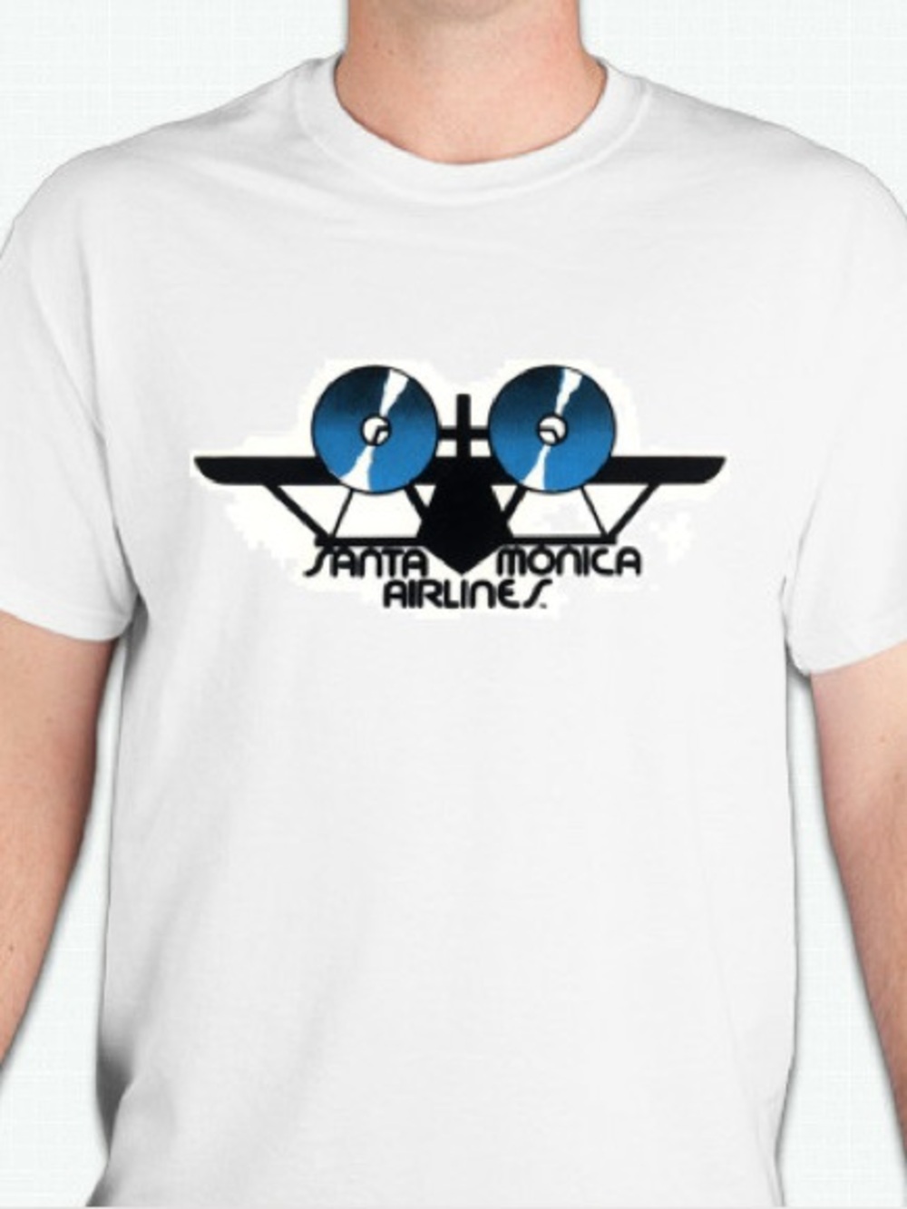 Santa Monica Airlines skateboarding    tshirt shirt Unisex 100 percent cotton